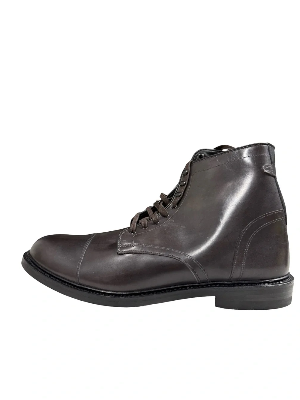 Allen Edmonds Landon Brown Leather Cap Toe Lace Up Boots Men’s Size 14 USA